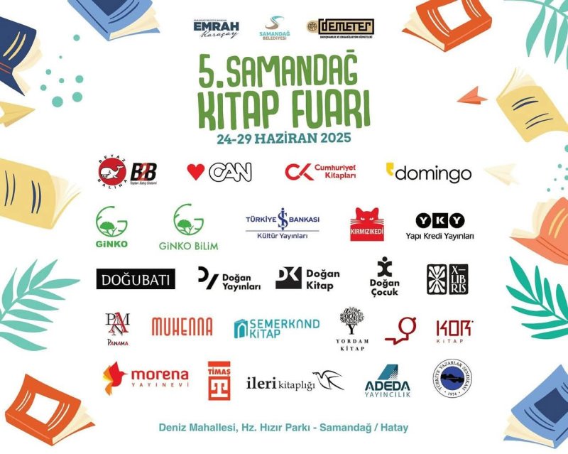 SAMANDAĞ KİTAP FUARI KAPILARINI AÇIYOR
