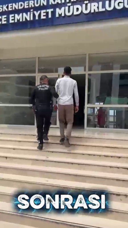 Hatay'da Motosiklet Akrobasiye Cezası