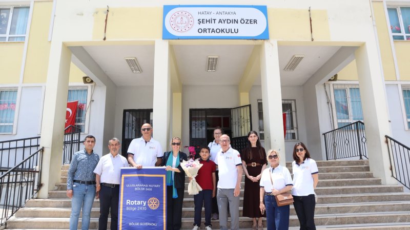 ROTARY KULÜPLERİNDEN OKULLARA TEMİZ SU DESTEĞİ