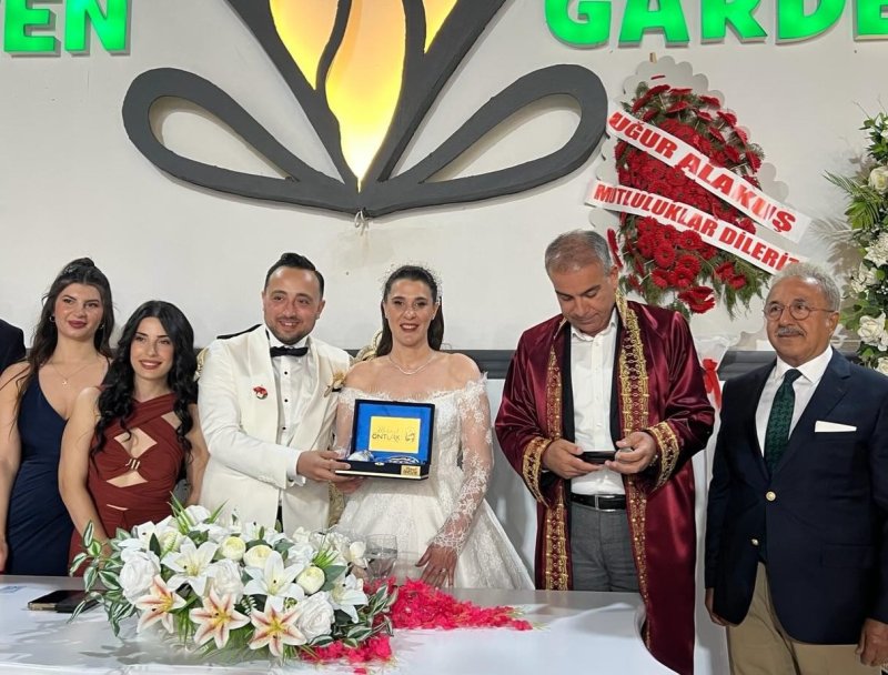 HATİAB BAŞKANI İBRAHİM GÜDER’İN YEĞENİ DÜNYAEVİNE GİRDİ