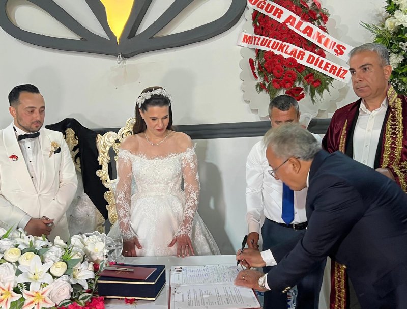 HATİAB BAŞKANI İBRAHİM GÜDER’İN YEĞENİ DÜNYAEVİNE GİRDİ
