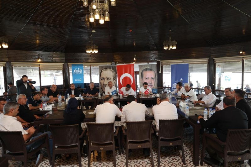 BAŞKAN YAPAR DAĞ BANDI MUHTARLARINI DİNLEDİ