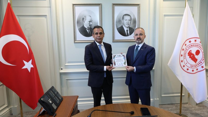 YILMAZER'DEN BAKAN YARDIMCISI TURAN’A ZİYARET