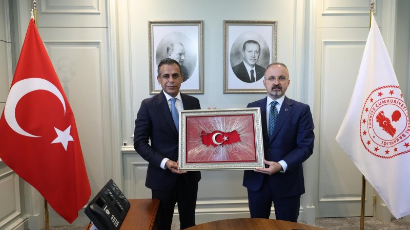 YILMAZER'DEN BAKAN YARDIMCISI TURAN’A ZİYARET