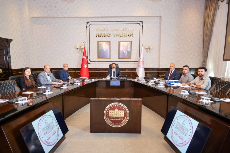 HATAY’DA KURUMLARIN YATIRIMLARI DEĞERLENDİRİLDİ