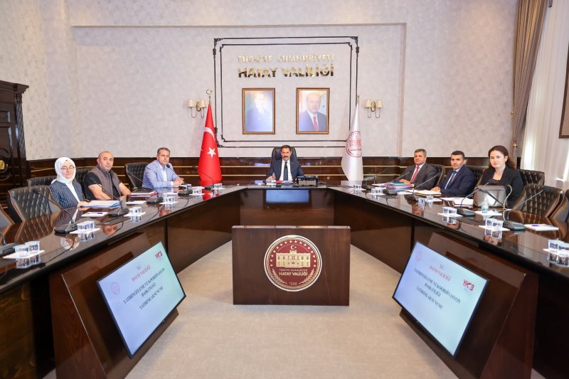 HATAY’DA KURUMLARIN YATIRIMLARI DEĞERLENDİRİLDİ