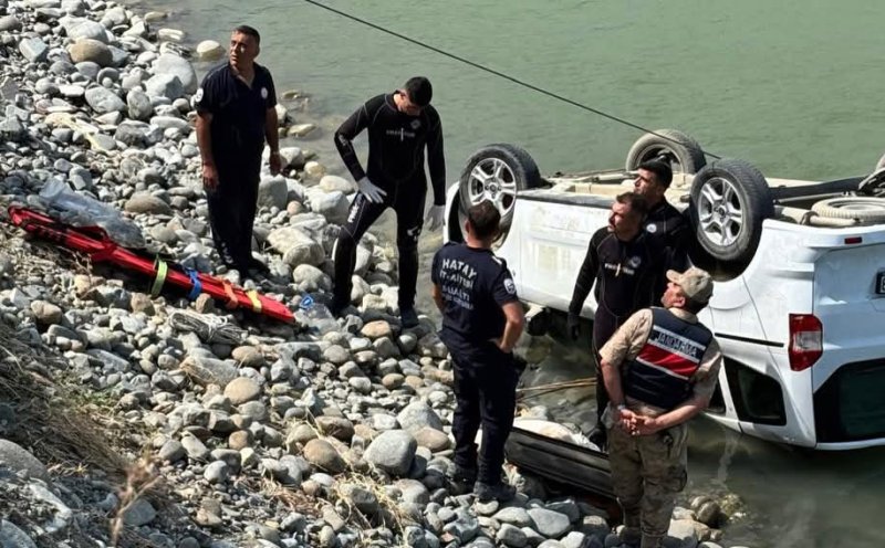 DEREYE UÇAN ARAÇTAKİ VATANDAŞ HAYATINI KAYBETTİ