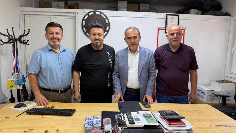 DEVA PARTİSİ HEYETİ HATAY İNTERNET TV’Yİ ZİYARET ETTİ