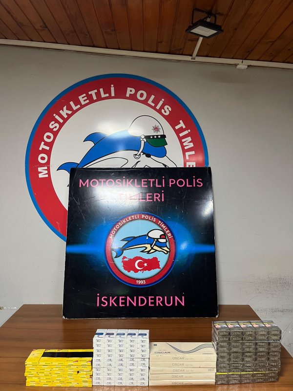 Hatayda gümrük kaçağı sigara operasyonu