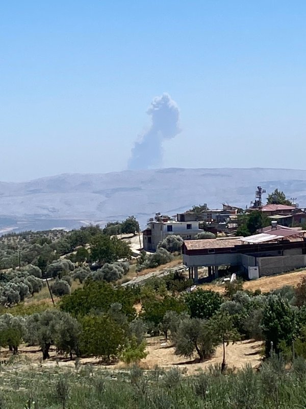 mühimmat deposunda yaşanan patlama Hatay'da hissedildi