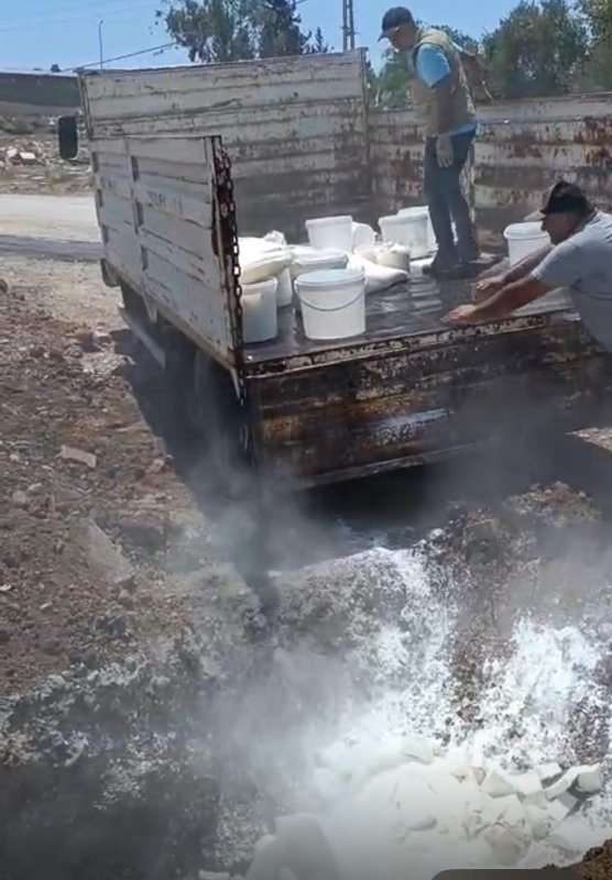 Hatay'da Sağlıksız Ürünler İmha Edildi