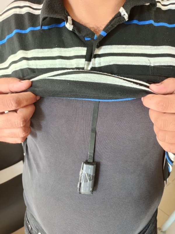 Kopya düzeneğiyle ehliyet sınavına giren şahıs yakalandı