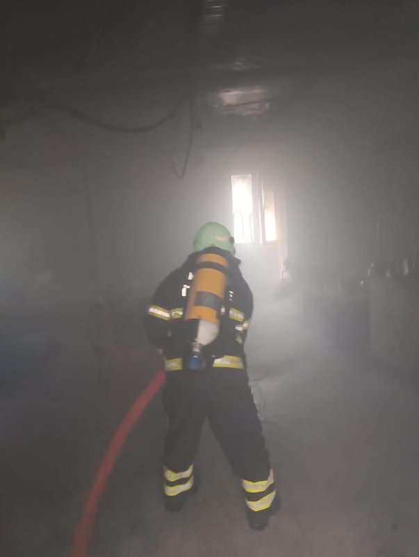 Samandağ’da ev yangını