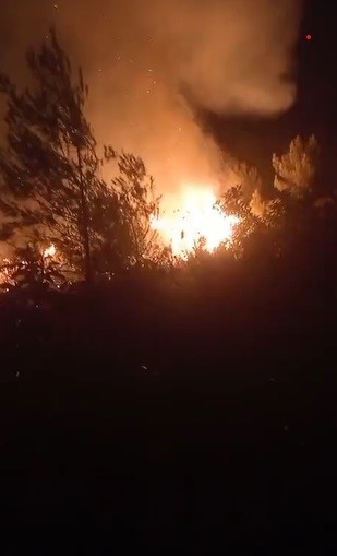 Hatay'da orman yangını sürüyor... Alevlere müdahale 10. saatte devam ediyor (Fotoğraflı - Görüntülü) Arzu Kübra Doğan HATAY (İHA) - Hatay’da çıkan orman yangınına müdahale 10. saatte gece karanlığında devam ediyor. Yangın, saat 15.30 sıralarında Yayladağı ilçesi Arslanyazı Mahallesi'nde ormanlık alanda çıktı. Alevlere Hatay Valiliği koordinesinde; Orman Bölge Müdürlüğü, Hatay Büyükşehir Belediyesi, AFAD, destek illerin ekipleri, Yayladağı Belediyesi ile TAMP kapsamında görevli kurum ve kuruluşların personelleri ile müdahale devam ediyor. Olay yerinde alevlere müdahale eden 69 araç ve yaklaşık 200 personel bulunuyor. Öte yandan gündüz saatlerinde yangına 2 askeri helikopter müdahale etti. Ekiplerin 10. saatte müdahaleye devam ettiği yangında alevlerin günün ağarmasıyla kontrol altına alınması bekleniyor.