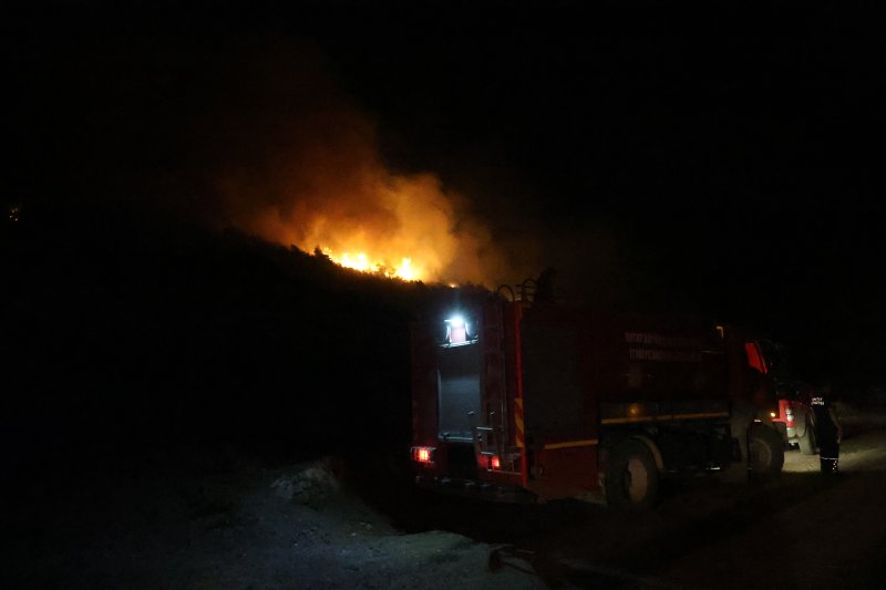 Hatay’da orman yangını