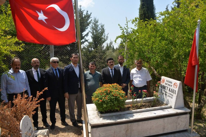 15 TEMMUZ’DA AZİZ ŞEHİTLER DUALARLA ANILDI