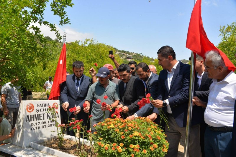 15 TEMMUZ’DA AZİZ ŞEHİTLER DUALARLA ANILDI