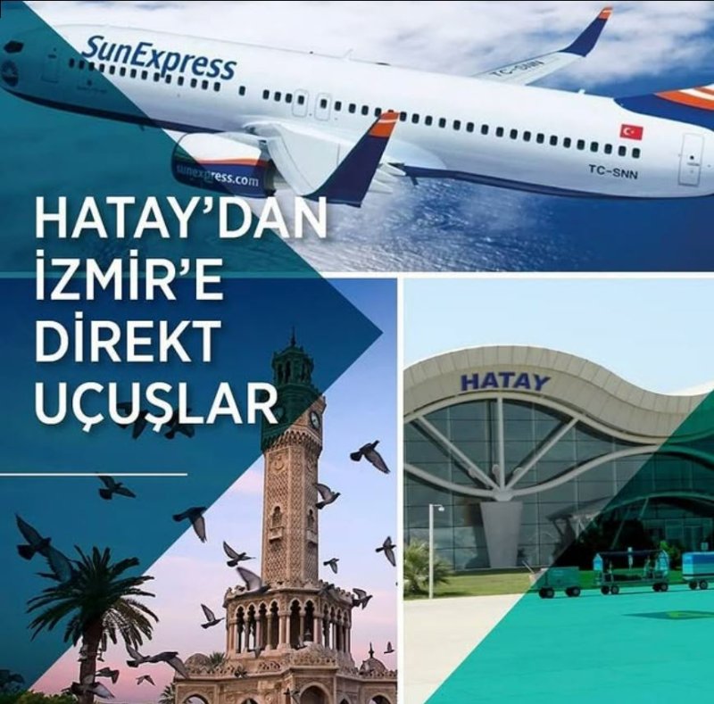 SUNEXPRESS VE PEGASUS HATAY UÇUŞLARINA YENİDEN BAŞLIYOR