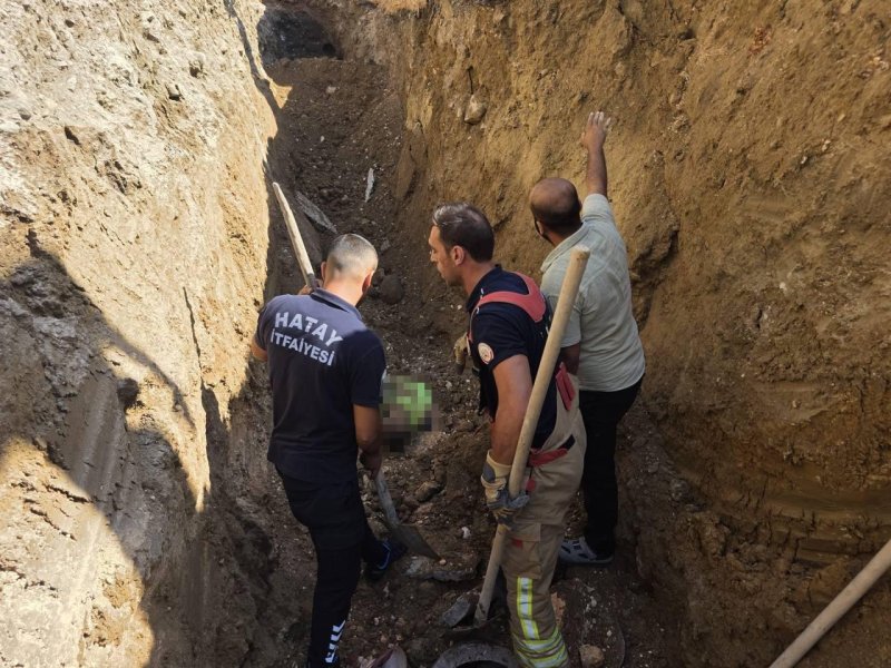 Alt yapı çalışmaları esnasında yaşanan toprak kaymasında 1 işçi öldü
