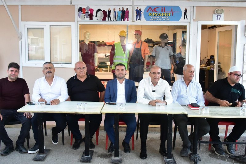 YAPAR VE BOYACIOĞLU ESNAFLA BULUŞTU