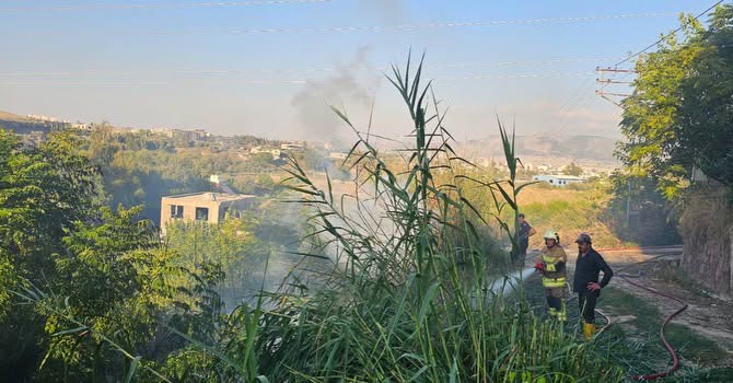 HATAY'DA SAZLIK ALAN YANGINI