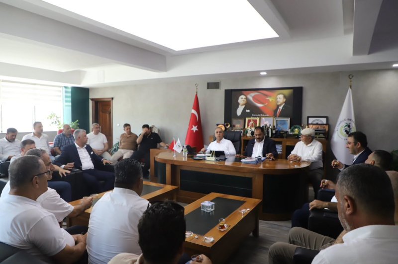 BAŞKAN SARI HESOB BAŞKAN ADAYI YAVUZ’U AĞIRLADI