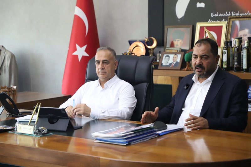 BAŞKAN SARI HESOB BAŞKAN ADAYI YAVUZ’U AĞIRLADI