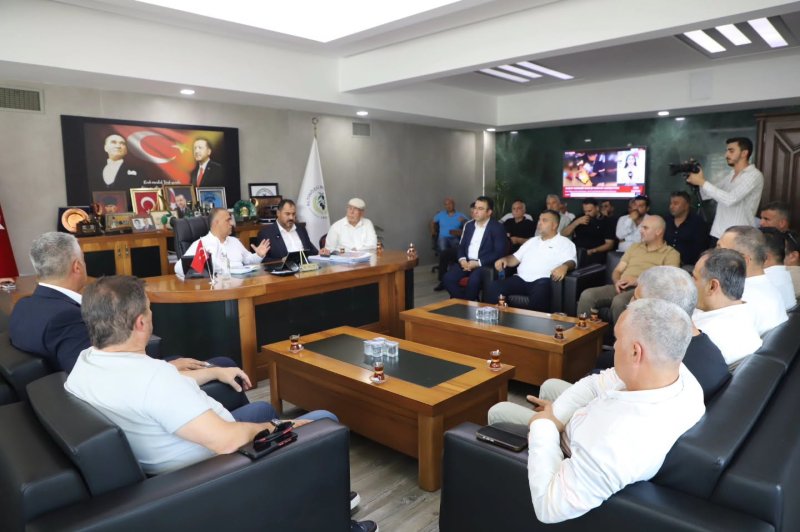 BAŞKAN SARI HESOB BAŞKAN ADAYI YAVUZ’U AĞIRLADI