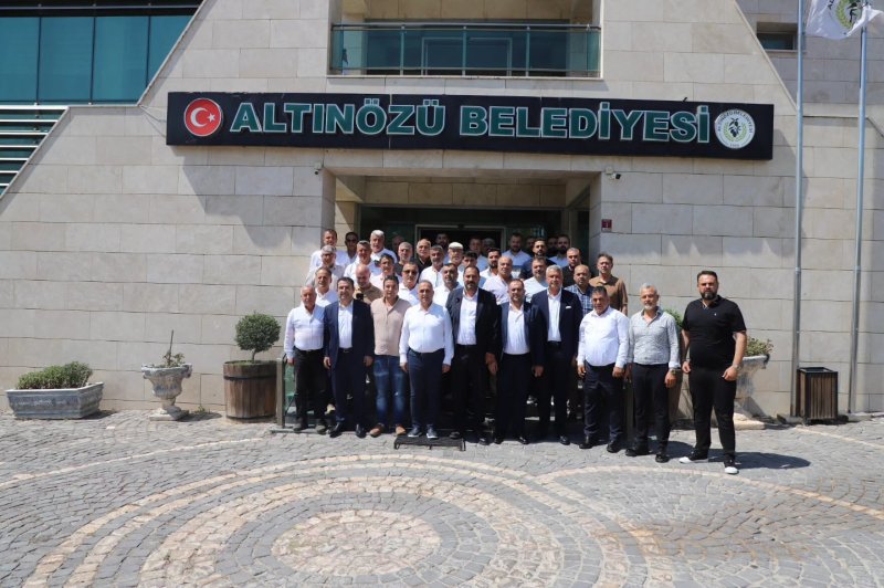 BAŞKAN SARI HESOB BAŞKAN ADAYI YAVUZ’U AĞIRLADI