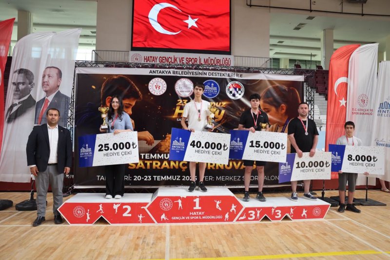 ANTAKYA BELEDİYESİ SATRANÇ TURNUVASI TAMAMLANDI