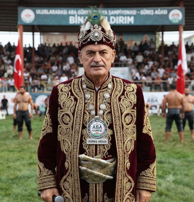 Binali Yıldırım, Yayladağı Uluslararası Aba Güreşlerinin Güreş Ağası Oldu