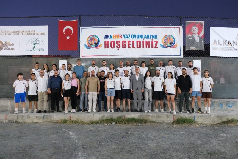 Defne Belediye Başkanı Halil İbrahim Özgün, Aknehir Yaz Oyunları