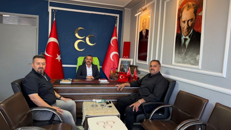CEREN VE DEMİRKOL'DAN BAŞKAN TÜRK'E TEBRİK ZİYARETİ