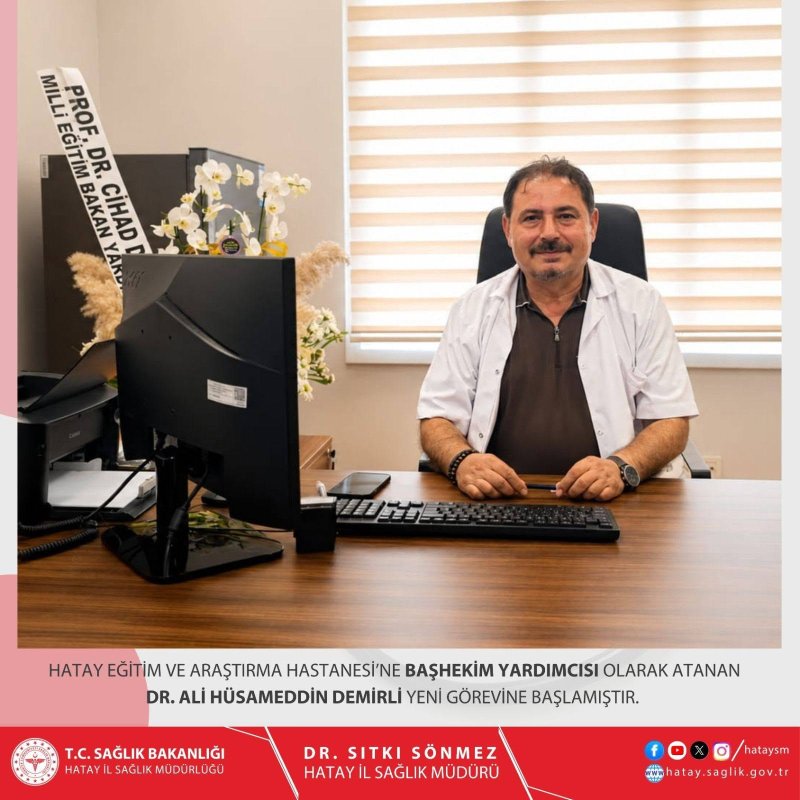 ALİ HÜSAMEDDİN DEMİRLİ, BAŞHEKİM YARDIMCISI