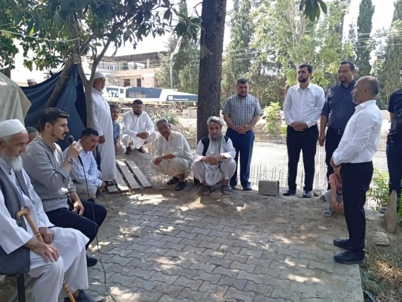 Antakya’da cami temeli dualarla atıldı