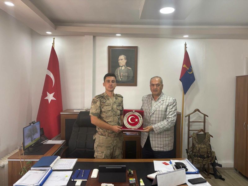 ÇOLAK'TAN JANDARMA KOMUTANINA ZİYARET