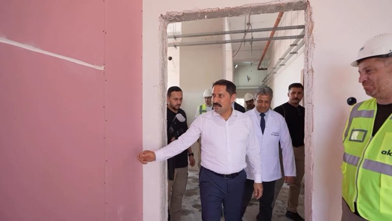 VALİ MASATLI İSKENDERUN HASTANESİNİ İNCELEDİ