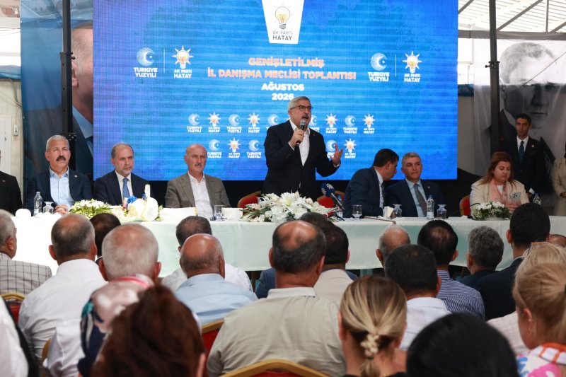YAYMAN'DAN HATAY'DAN ANKARA'YA "YENİ ANAYASA" ÇAĞRISI