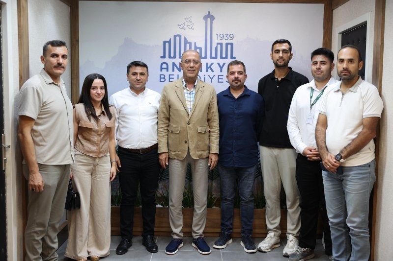 BAŞKAN YAPAR, BİLGİN’İ BELEDİYEDE AĞIRLADI