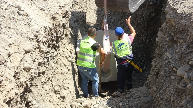 HATSU’DAN NUMUNE EVLER’E ATIK SU HATTI 