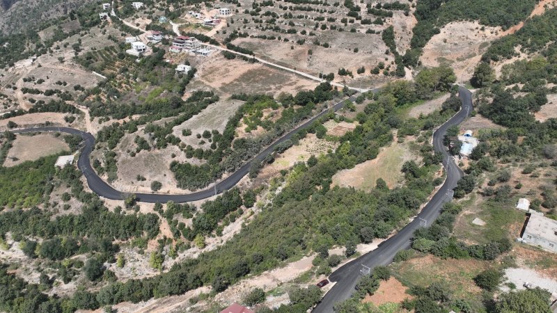 BELEN TRAFİĞİNİ RAHATLACAK YOL TAMAMLANIYOR