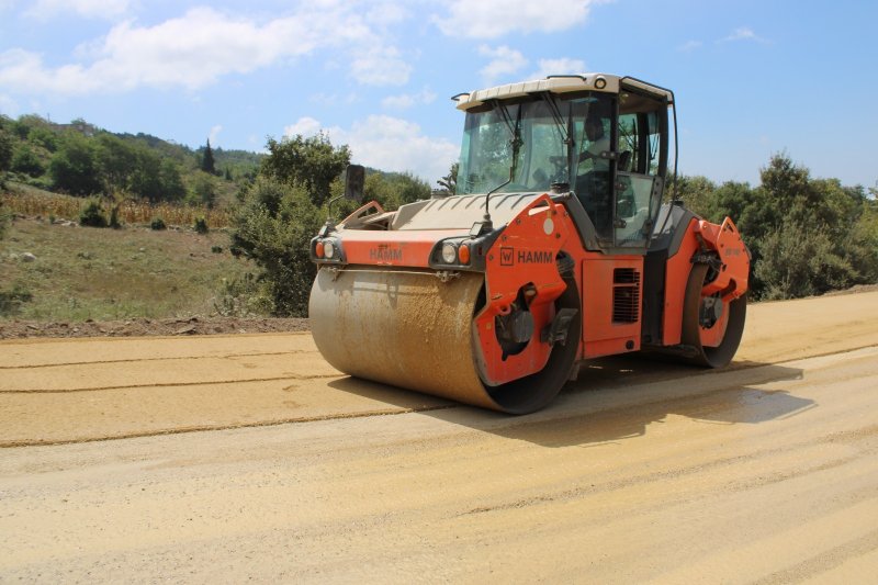 BELEN TRAFİĞİNİ RAHATLACAK YOL TAMAMLANIYOR