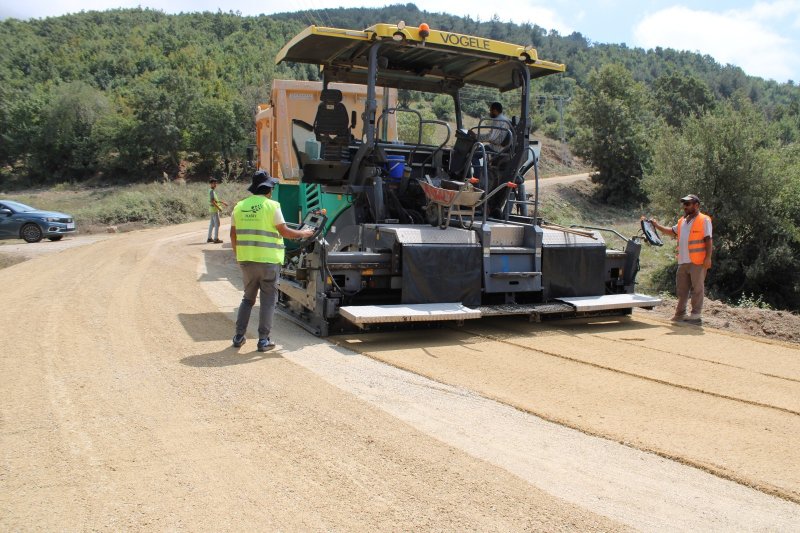BELEN TRAFİĞİNİ RAHATLACAK YOL TAMAMLANIYOR
