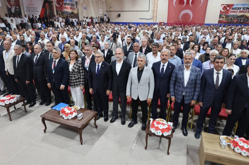 MHP HATAY’DA METİN TAŞÇI GÜVEN TAZELEDİ