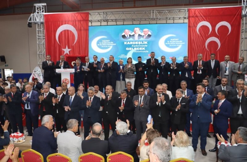MHP HATAY’DA METİN TAŞÇI GÜVEN TAZELEDİ