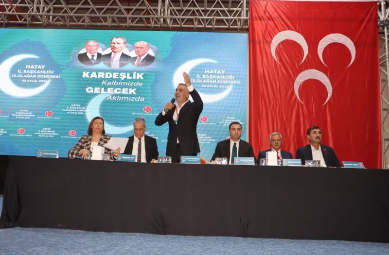 MHP HATAY’DA METİN TAŞÇI GÜVEN TAZELEDİ