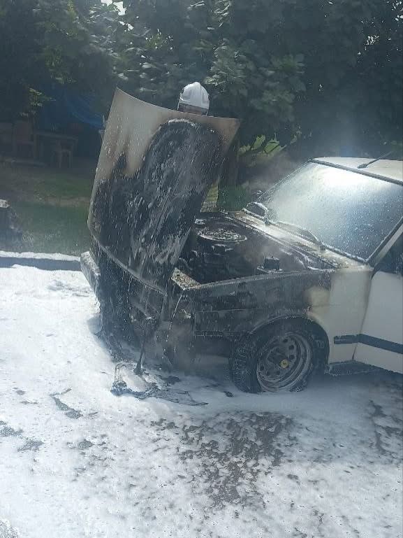 Erzin’de TOFAŞ alevlere teslim oldu