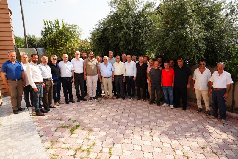 AHMET BÜNYAMİN YAVUZ FİDANLI’DA ÜRETİCİLERLE BULUŞTU