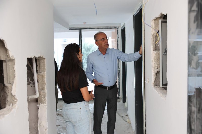 BAŞKAN YAPAR İNŞAAT ALANLARINI İNCELEDİ