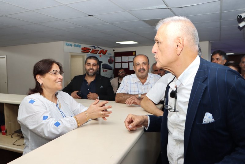 Hatay Ticaret ve Sanayi Odası (HATSO) Başkanı Hikmet Çinçin, Antakya Otogarı